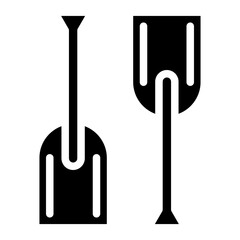Paddle Vector Design Icon Style