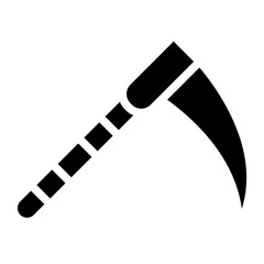 Reaper Scythe Vector Design Icon Style