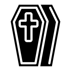 Obraz premium Casket Vector Design Icon Style