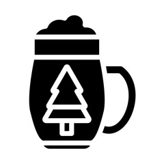 Frosty Mug Vector Design Icon Style