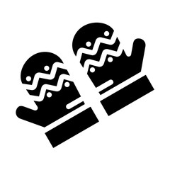 Mittens Vector Design Icon Style