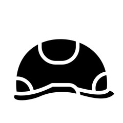 Safety Helmet Vector Design Icon Style