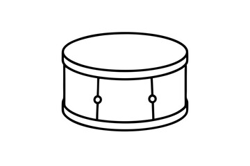 drum isolated on white background