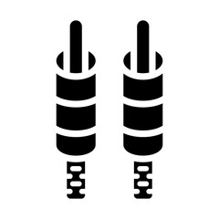 DC Power Connector Vector Design Icon Style