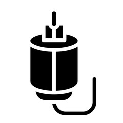 Toslink Connector Vector Design Icon Style