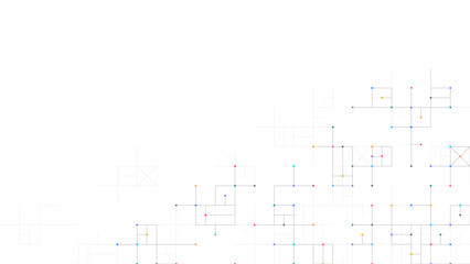 Minimalistic vector texture with linear squares pattern. Creative idea of modern design with abstract geometric background