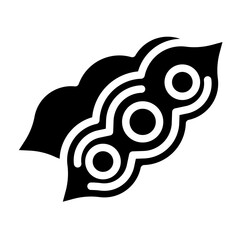 Green Beans Vector Design Icon Style