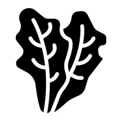 Romaine Lettuce Vector Design Icon Style