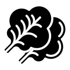 Green Leaf Lettuce Vector Design Icon Style