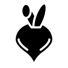 Turnip Greens Vector Design Icon Style