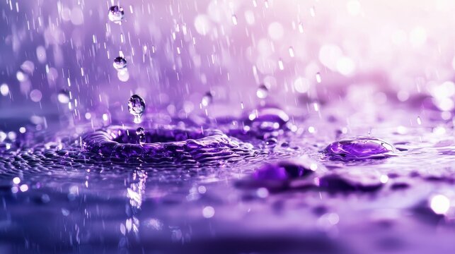 purple rain abstarct liquid