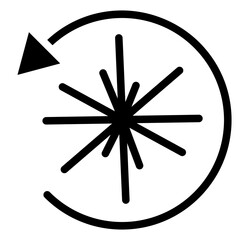 Recovery Radiance Vector Design Icon Style