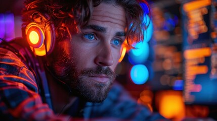 A JavaScript developer participating in an online coding bootcamp