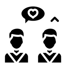 No Discrimination Icon Vector Design Icon Style