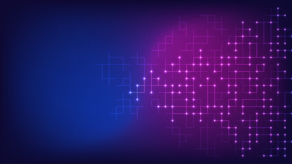 Minimalistic vector texture with linear squares pattern. Creative idea of modern design with abstract geometric background