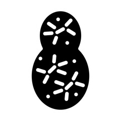 Yeast Cell Vector Design Icon Style