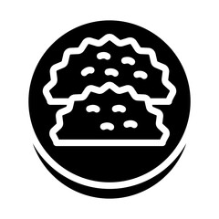 Calzone Vector Design Icon Style