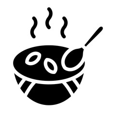 Stracciatella Soup Vector Design Icon Style