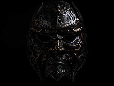 ancient samurai mask
