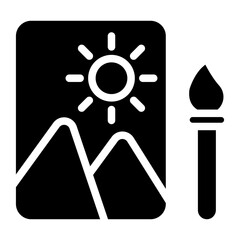 Art Therapy Vector Design Icon Style