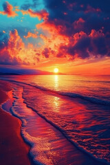 Sunset at the Sea
