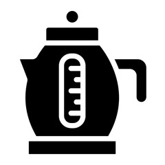 Retro Kettle Vector Design Icon Style