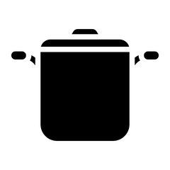 Soup Pot Vector Design Icon Style