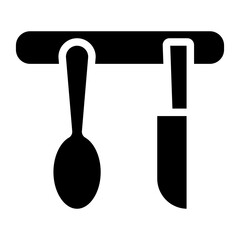 Retro Utensils Vector Design Icon Style