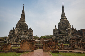 Fototapeta premium epic photo of Phra Sri Sanphet temple