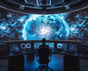 Quantum Powered Space Mission Control Center with Real Time Trajectory Calculations