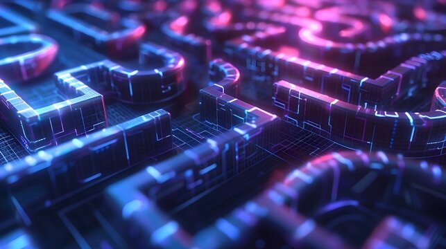 Quantum Computer Solving Problems as Dynamic 3D Maze of Shifting Pathways