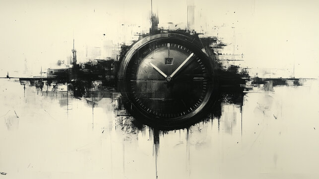 black and white background