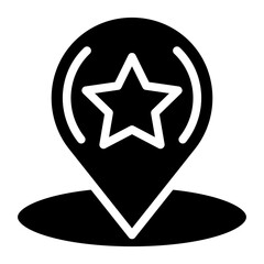 Landmark Locator Vector Design Icon Style