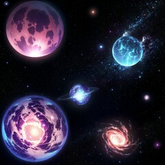 fictional planet in space