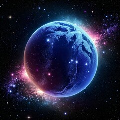 Fototapeta premium fictional planet in space