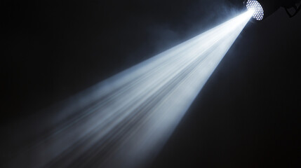 spotlight lights, spotlight on stage, black background, spotlight beam