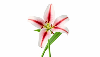 Fototapeta premium Lily: Top View Full Length