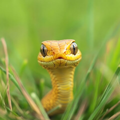Close up shot of Snake , snake skin texture