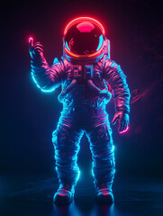 Fototapeta premium astronaut in space
