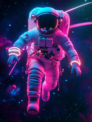 astronaut in space