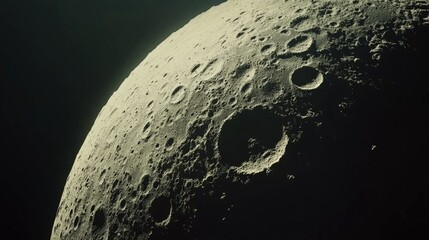 Captivating Craters: A Celestial Landscape on the Moon
