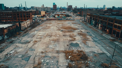 Generative AI, Crumbling Streets: The Desolation of Urban Ruins
