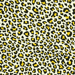 seamless leopard style. vector print of leopard skin for clothes.