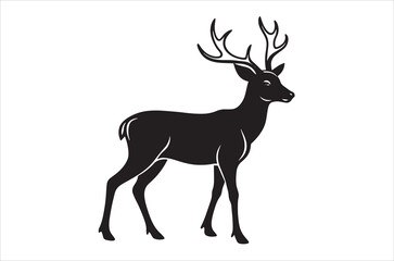 deer silhouette vector