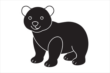 A vector illustration of Panda arts