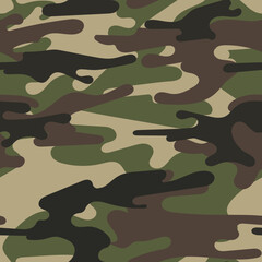 vector print camouflage. seamless pattern for clothing or print