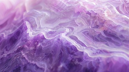 Amethyst crystal texture. Close-up of amethyst gemstone surface, showcasing intricate purple lines and layers, symbolizing inner peace and spiritual growth.