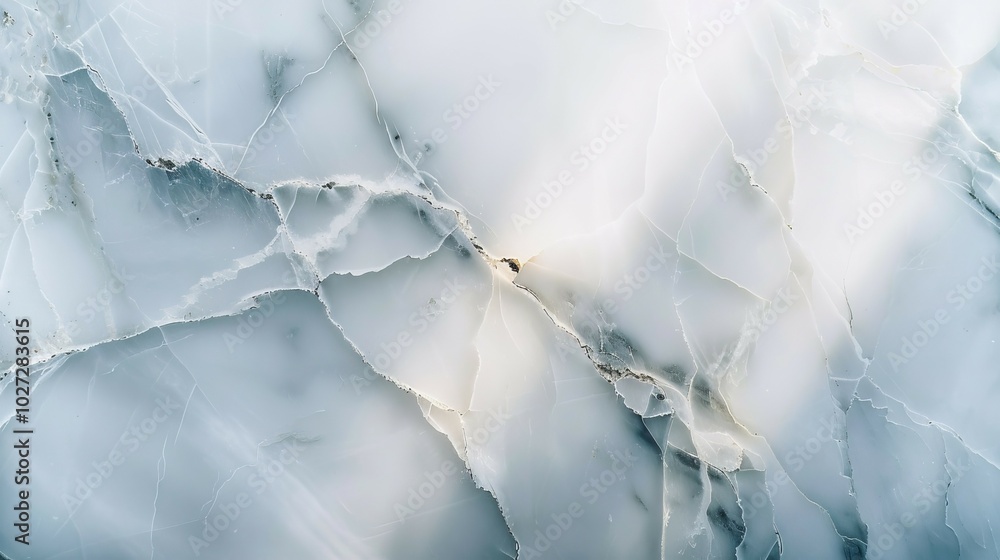 Poster white marble texture. detailed close-up of a white marble surface with intricate veining. ideal for 