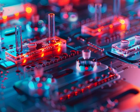 Miniaturized Diagnostic Lab on a Chip Device for Simultaneous Medical Testing