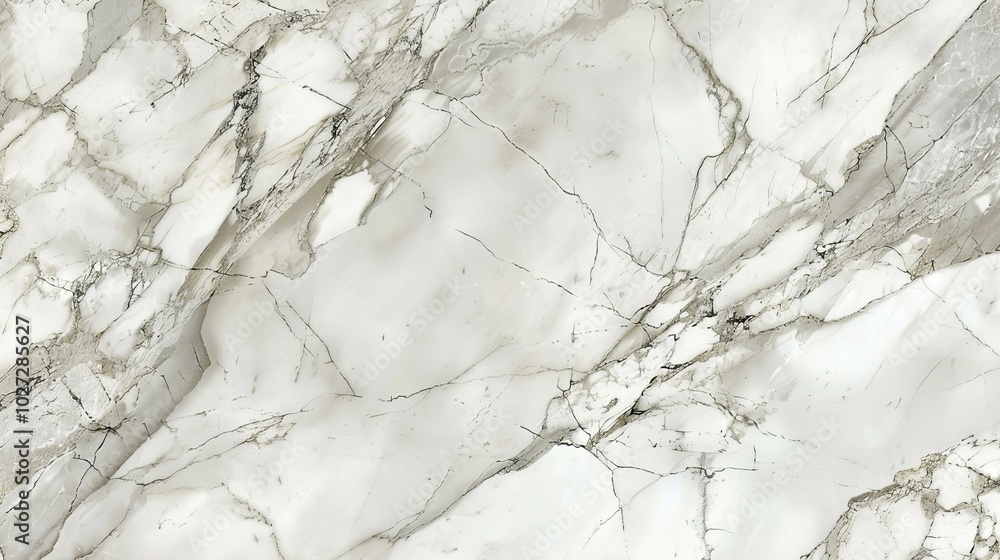 Poster white marble texture. closeup image of a white marble surface with intricate veins and patterns. ide